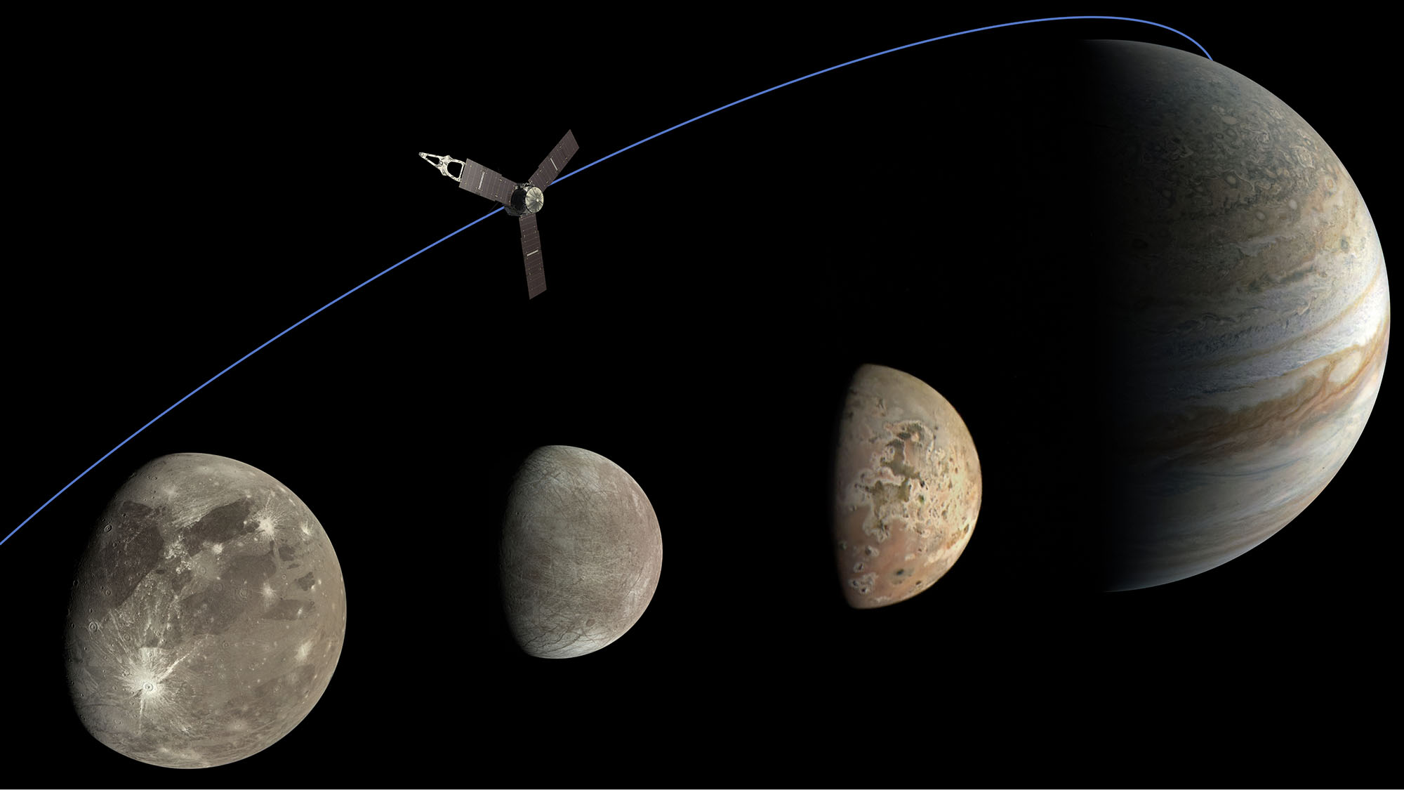 Juno’s Flyby of Volcanically Active Moon Io: Collecting Key Data About its Hundreds of Active Volcanoes