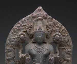 Bůh Aditya obklopený 11 Adityi. Zdroj: Wikipedie