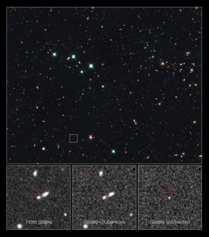 Nejvzdálenější zaznamenaná supernova typu Ia v historii, SN UDS10Wil