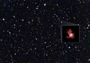Nejstarší známá galaxie GN-z11 nacházející se v souhvězdí Velké Medvědice