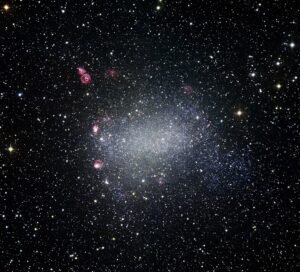 Celkový pohled na galaxii NGC 6822.