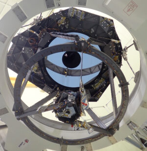 Optická soustava teleskopu Euclid.