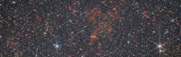 Pohled do galaxie z přístroje NIRCam.