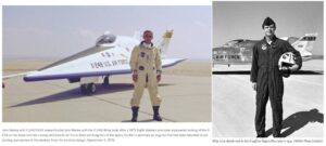 Piloti projektu X-24B. Vlevo John Manke a vpravo Michael Love
