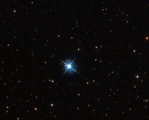 LAWD 37 na snímku Hubbleova teleskopu.