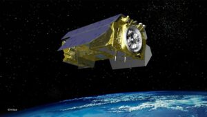 Vizualizace družice TRUTHS (Traceable Radiometry Underpinning Terrestrial- and Helio-Studies)