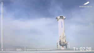 Úspěšně přistání nosiče New Shepard při poslední misi