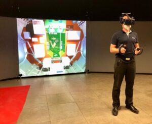 Evropský astronaut Alexander Gerst se v únoru 2022 zúčastnil raného hodnocení designu I-Hab za pomoci virtuální reality