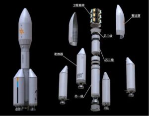 Na své rozměry poměrně výkonná raketa Gravity-1, která se zapojí do budování čínské obdoby satelitní konstelace Starlink. Foto Orien Space