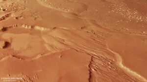 Pohled na oblast MFF pořízený kamerou HRSC na evropské sondě Mars Express.