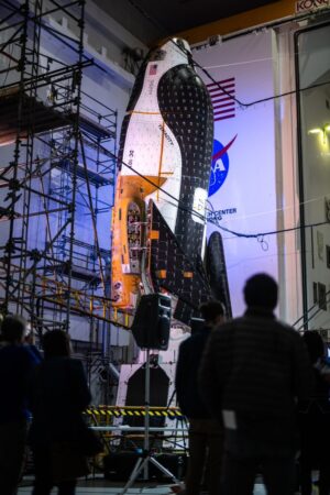 Nákladní raketoplán Dream Chaser s připojením nákladním modulem Shooting star