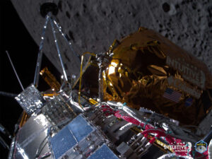 Fotografie Měsíce z landeru Nova-C