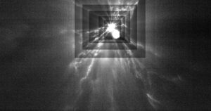 Šíření materiálu vyvrženého po nárazu sondy DART do planetky Dimorphos zachycené CubeSatrem LICIACube.