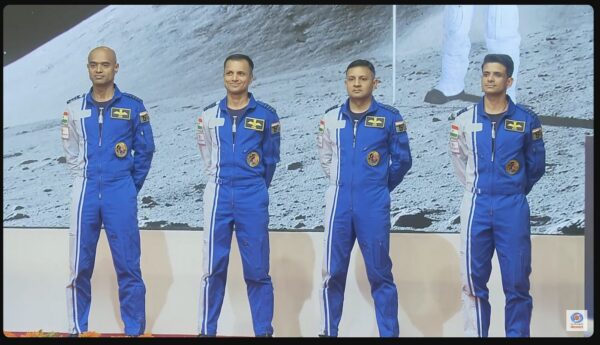 První čtveřice indických kosmonautů