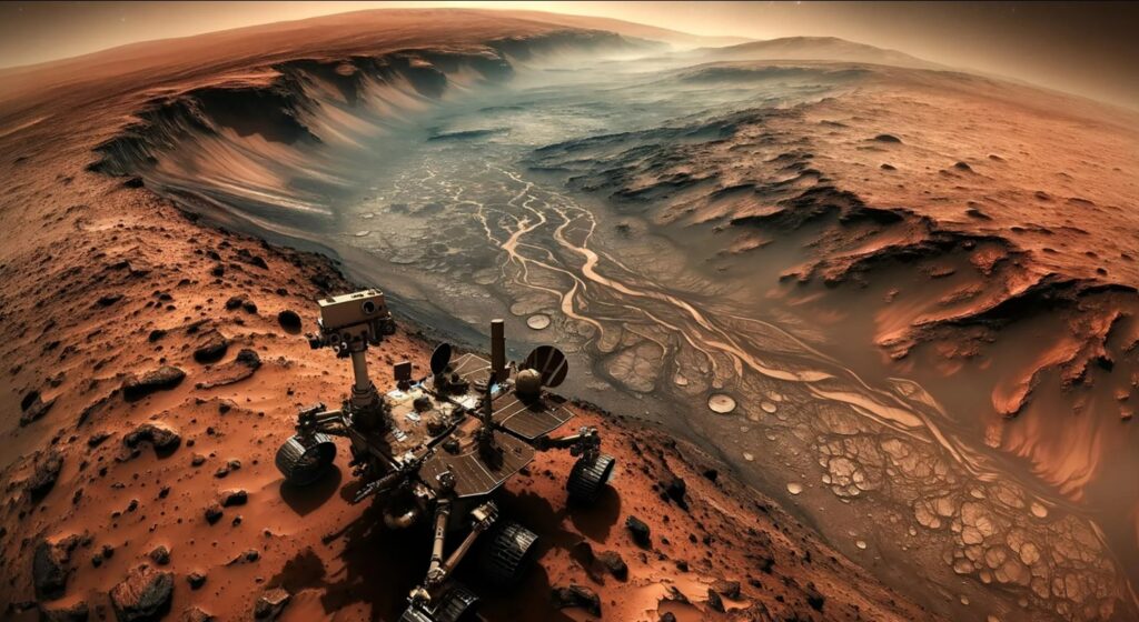 Mars river