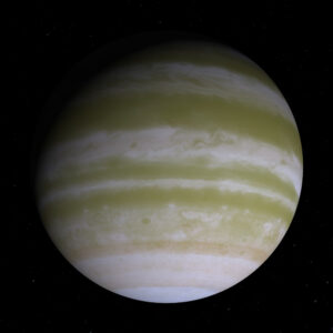 Umělecká představa planety LTT 9779b.