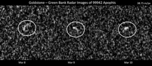 Radarové pozorování planetky Apophis provedené v březnu 2021 vyloučilo možnost srážky tohoto objektu se Zemí na následujících sto let.