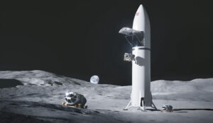 Předběžný návrh nákladního landeru od SpaceX.