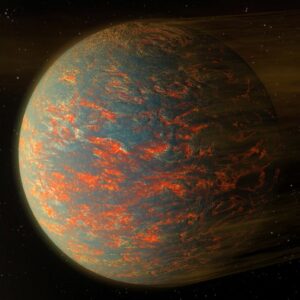 Umělecká představa planety u hvězdy NSVS 14256825. 