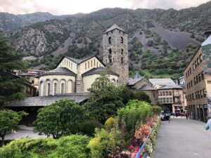 Krásná část města Andorra la Vella