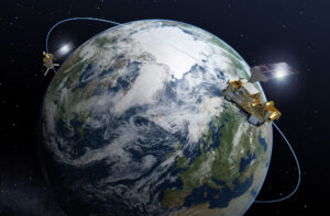 Síť MetOp druhé generace budou tvořit tři páry družic.