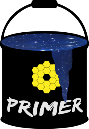 Logo programu JWST PRIMER. 