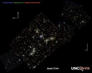 Celkový pohled na Pandora Cluster získaný v rámci projektu UNCOVER. 
