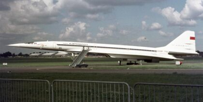 Tu-144 na aerosalonu v Le Bourget