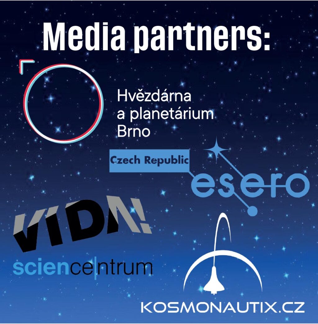 Mediální partneři vystoupení Chrise Hadfielda v České republice.