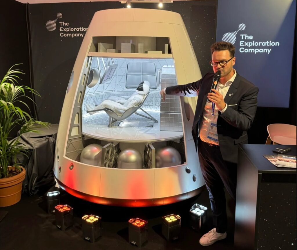 Ukázkový prototyp možné podoby evropské pilotované lodě Nyx