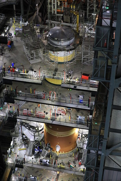 Nosná raketa SLS včetně stupně ICPS, 20. května 2025