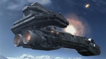 Kosmická loď X-303 Prometheus ze seriálu Hvězdná brána