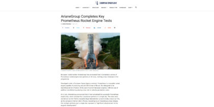 Článek na webu europeanspaceflight.com/.