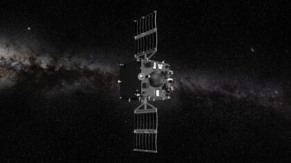 Plánovaná podoba sondy Ramses, na které bude spolupracovat ESA a JAXA