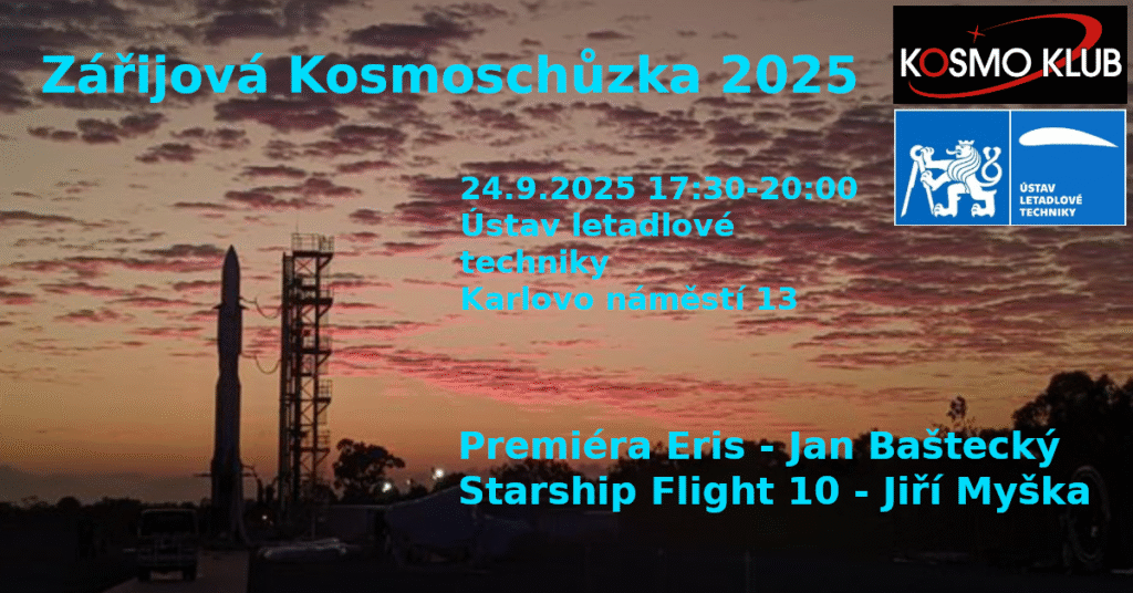 Program záříjové Kosmoschůzky