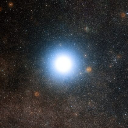 Alfa Centauri na snímku Evropské jižní observatoře.