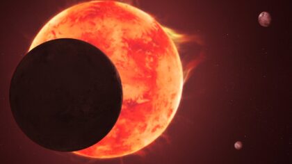 Umělecká představa planet u hvězdy TRAPPIST-1.