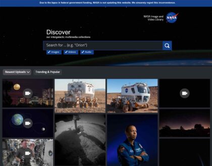 Kvůli výpadku financování federální vládou NASA neaktualizuje tyto webové stránky. Upřímně litujeme této nepříjemnosti.