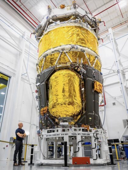 Letový kus prvního exempláře lunárního landeru Blue moon od společnosti Blue Origin