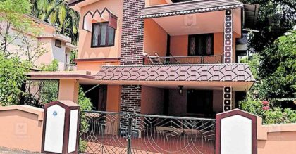 Domov Prasantha Balakrishnana Naira poblíž města Nenmara, pojmenovaný „Prathibha“. Foto: Manorama