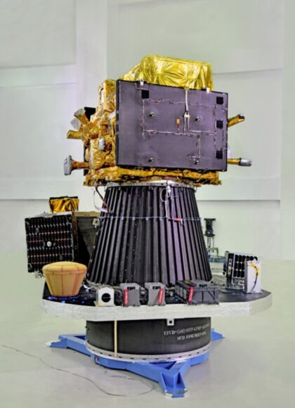 Náklad rakety PSLV-DL při startu 12. ledna 2026.