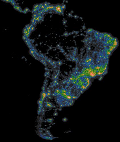 V Jižní Americe se nachází řada velkých a klíčových astronomických observatoří. Ani tam už ale není situace optimální.