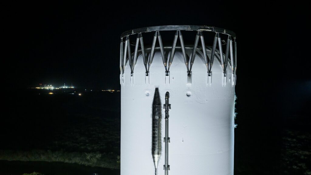 Detail na nový Hot-staging ring během kryo testu v Massey's