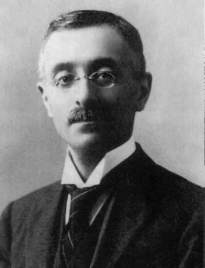 Italský matematik Tullio Levi-Civita. 