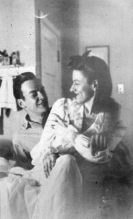 Richard Feynman se svou první manželkou Arline Greenbaum.