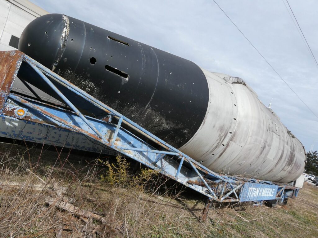Raketa Titan II i s hlavicí. Příště s sebou Geigerův–Müllerův počítač