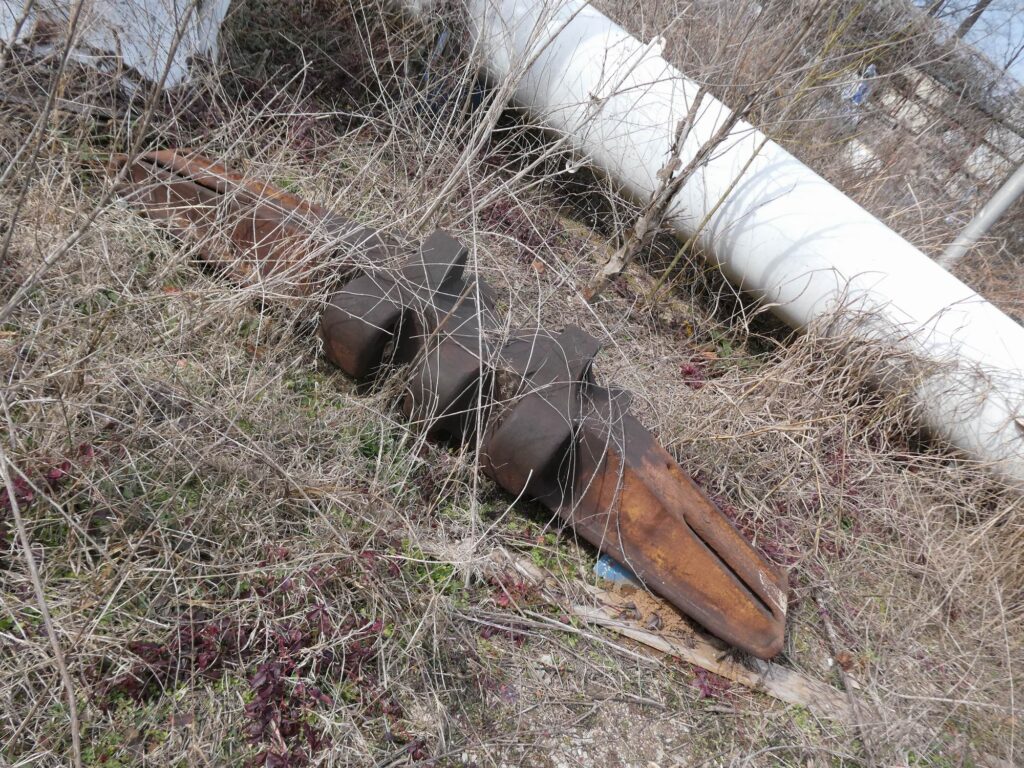 Jeden dílek z pásu transportéru Crawler