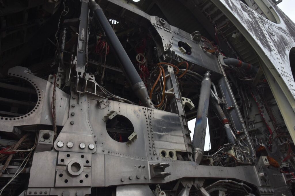 Vnitřní část MPTA-098 je (na rozdíl od venkovní) překvapivě zachovaná