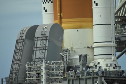SLS pro misi Artemis II z perimetru rampy 39B: nejlepší