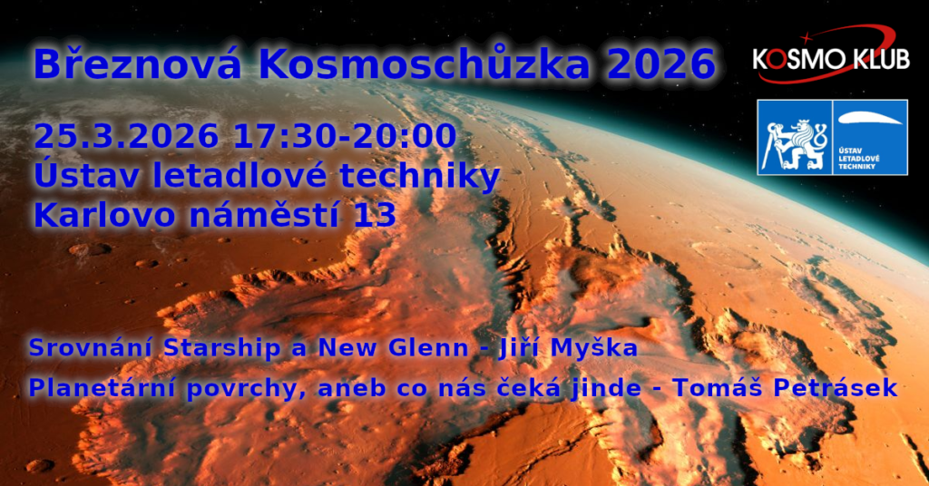 Program březnové Kosmoschůzky